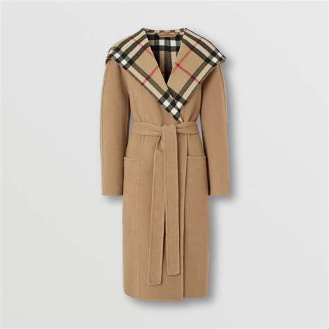 Wool Wrap Coat in Archive beige 